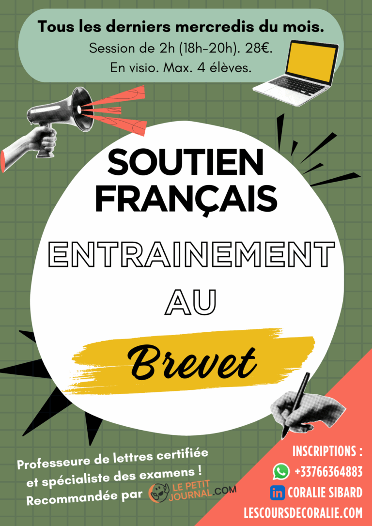 Entrainement brevet questions compréhension + dictée