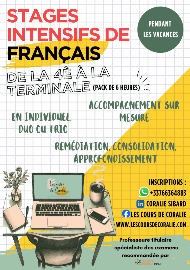 stages intensifs collège et lycée