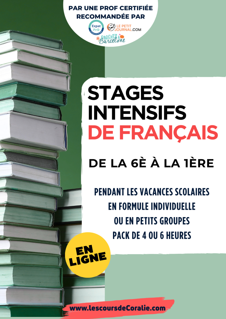 stages intensifs collège et lycée