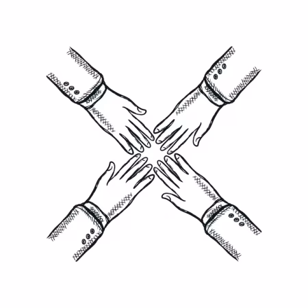 mains-affaires-travail-equipe-collaboration-illustration-croquis-dessin-anime-art-ligne-vintage-dessines-main_66976-593